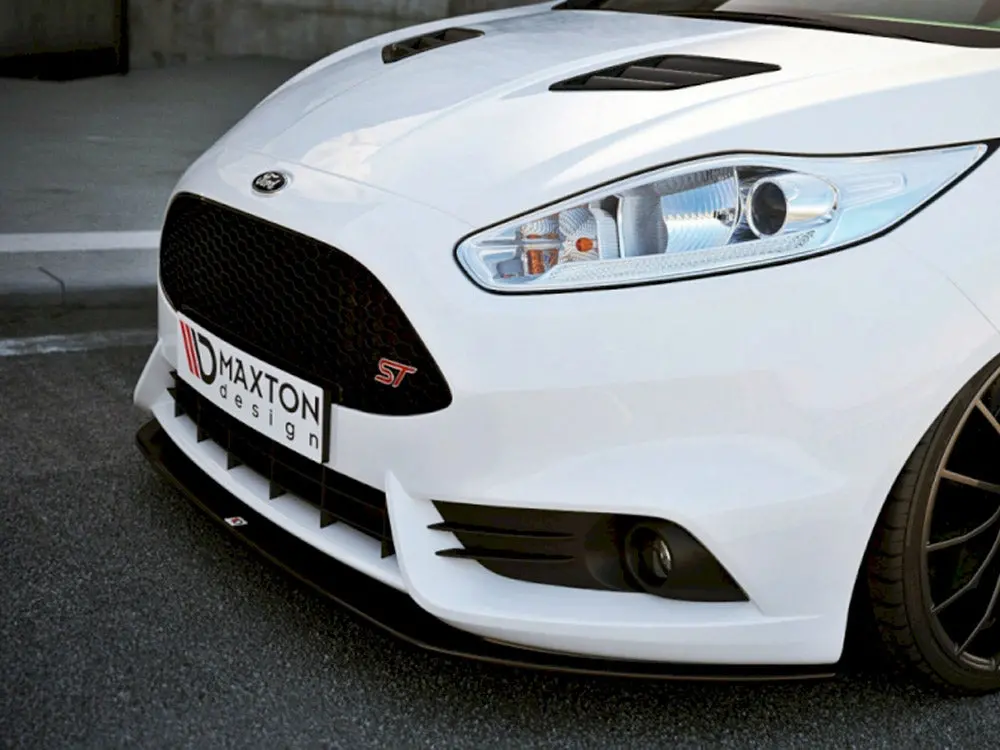 Maxton Design Front Splitter V.2 Fiesta Mk7 St Facelift 2013-17 1