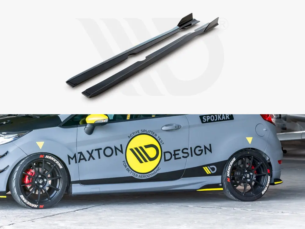 Maxton Design Side Skirts Diffusers Ford Fiesta Mk7.5 St (2013-2017) 1