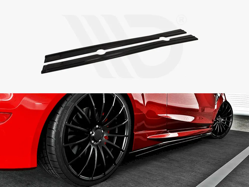 Maxton Design Side Skirts Diffusers Ford Fiesta Mk7 Facelift St / Zetec S (2013-2017) 1