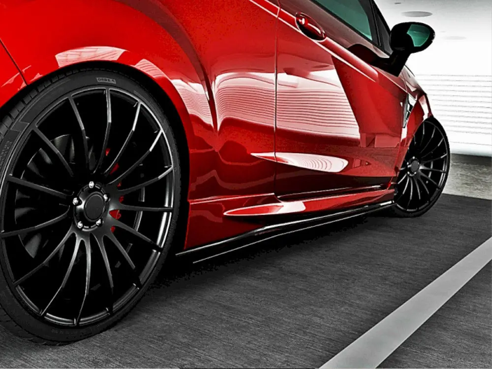 Maxton Design Side Skirts Diffusers Ford Fiesta Mk7 Facelift St / Zetec S (2013-2017) 2