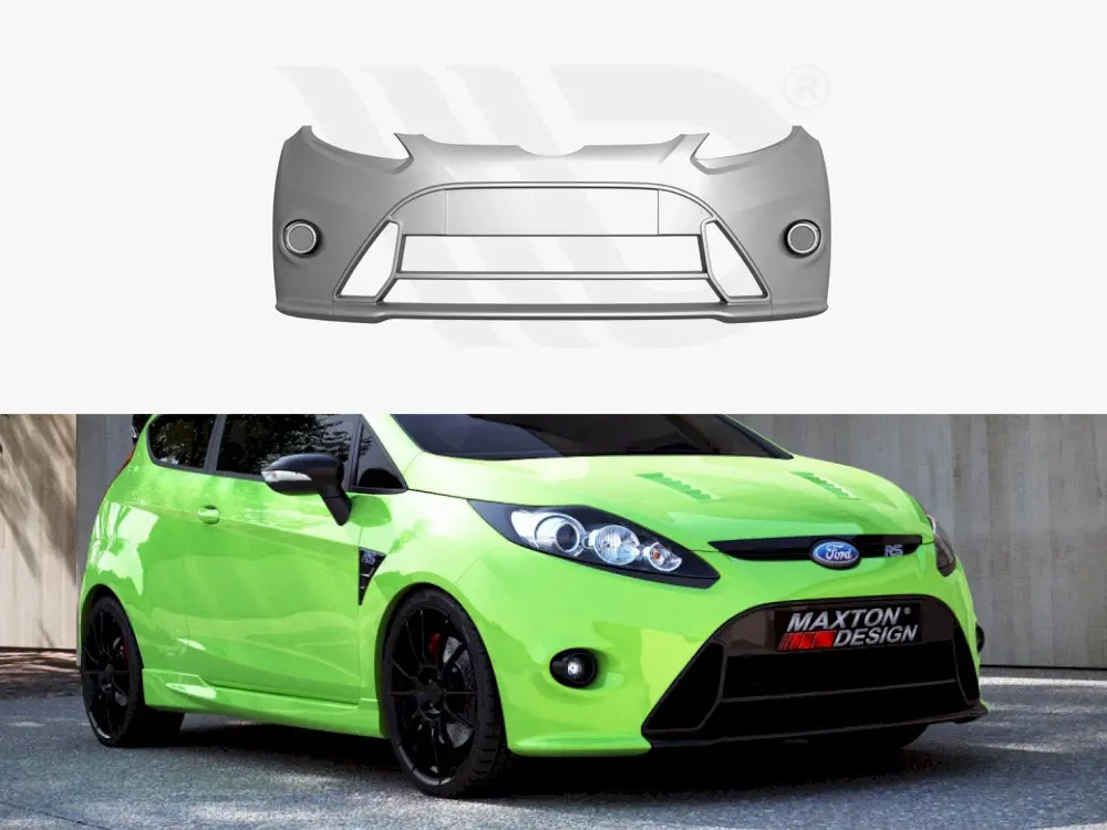 Maxton Design Front Bumper Ford Fiesta Mk7 (Focus Rs Look) 1
