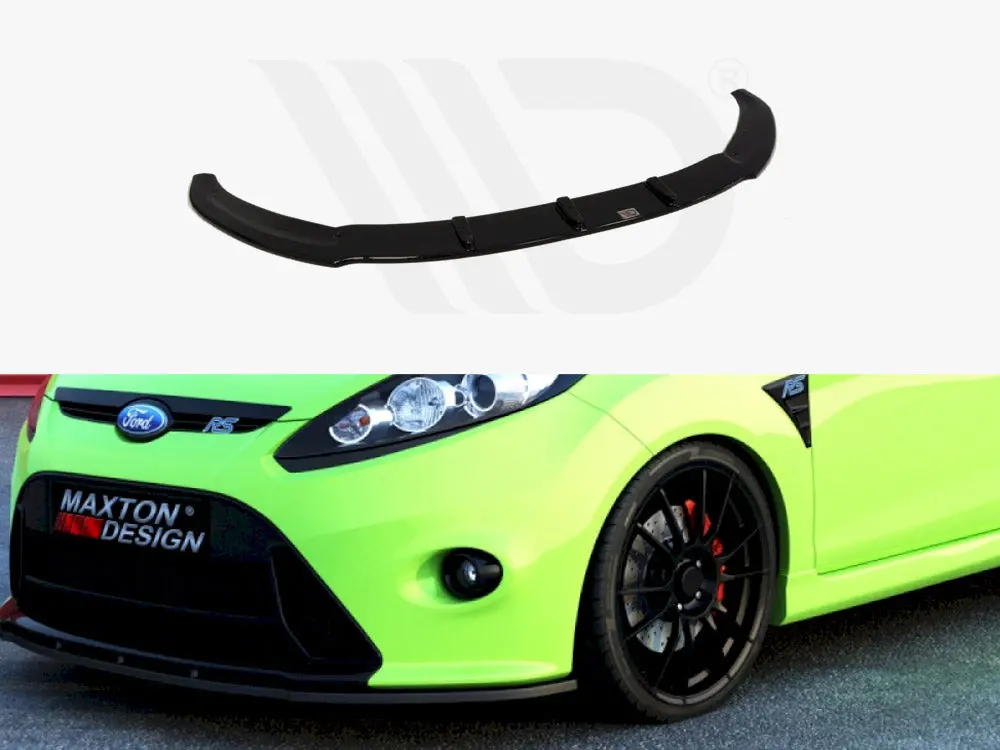 Maxton Design Front Splitter Ford Fiesta Mk7 (For Rs Look Bumper) 1