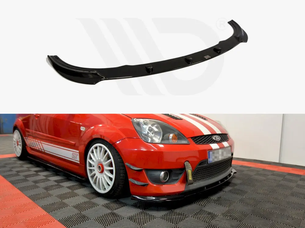 Maxton Design Front Splitter V.1 Ford Fiesta Mk 6 St/Zetec S (2004-2007) 1