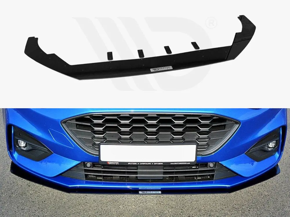Maxton Design Racing Front Splitter Ford Focus St / St-Line Mk4 1