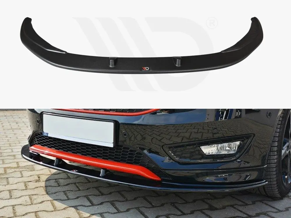 Maxton Design Front Splitter V.1 Ford Focus 3 St-Line (Facelift) (2015-2018) 1