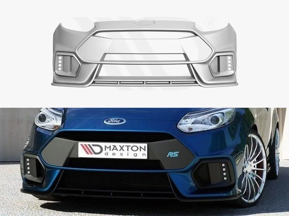 Maxton Design Front Bumper Ford Focus Mk3 Preface (Focus Rs 2015 Look) 1