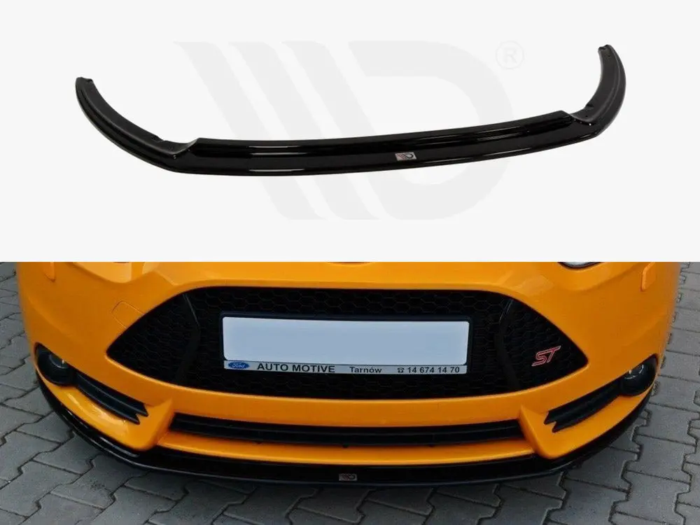 Maxton Design Front Splitter V.2 Ford Focus Mk3 St Preface Model 1