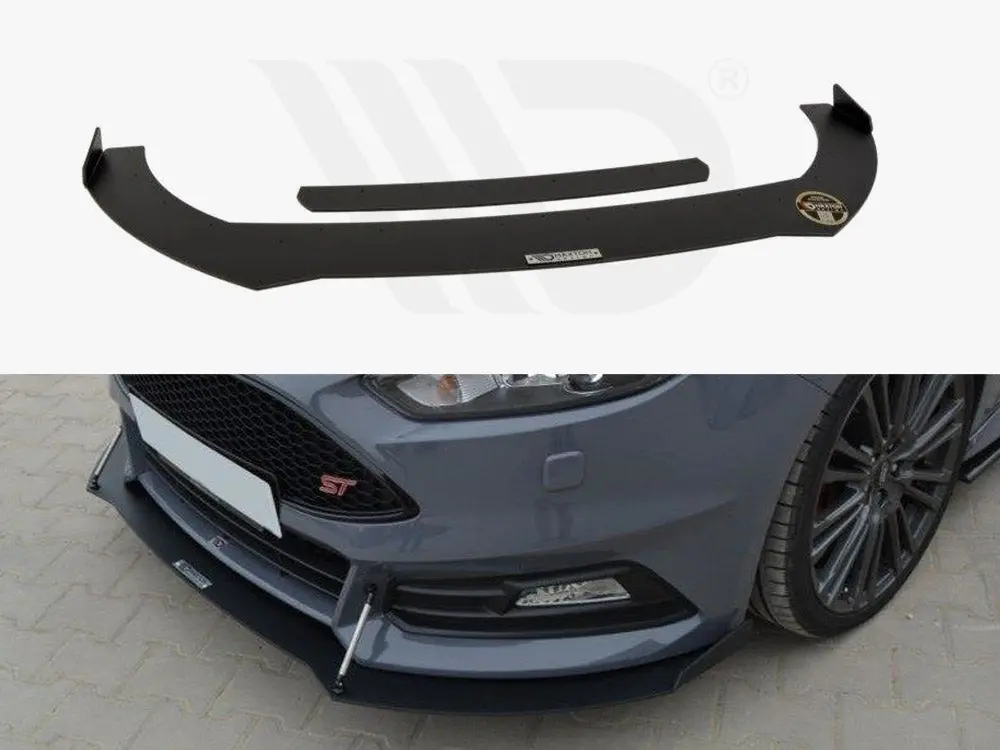 Maxton Design Front Racing Splitter V.2 Ford Focus 3 St (Facelift) 1