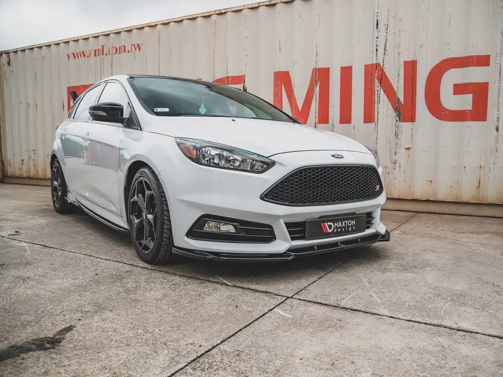 Maxton Design Front Splitter V5 Ford Focus St Mk3 Facelift (2015-2018) 2