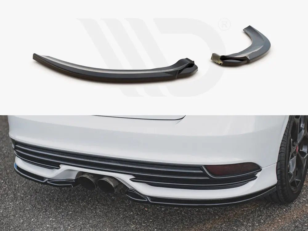 Maxton Design Rear Side Splitters V2 Ford Focus St Mk3 Facelift (2015-2018) 1