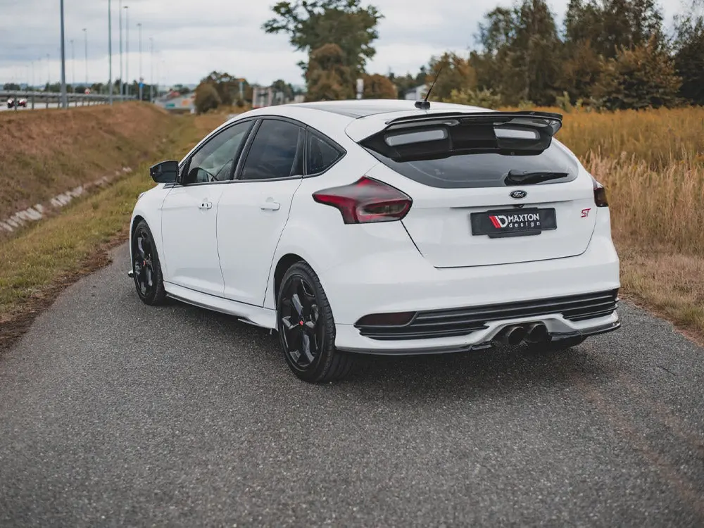 Maxton Design Rear Side Splitters V2 Ford Focus St Mk3 Facelift (2015-2018) 2