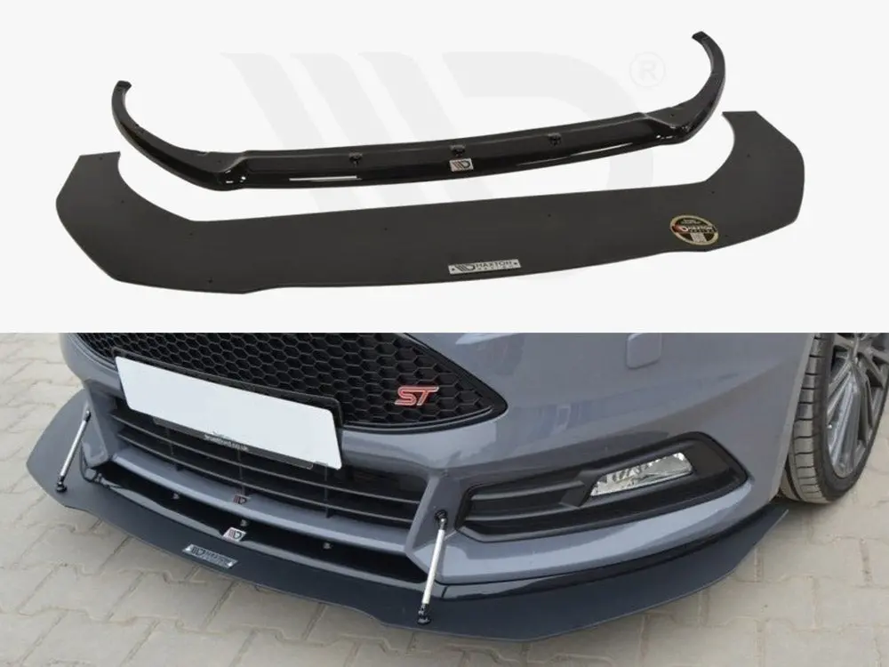 Maxton Design Front Racing Splitter V.3 Ford Focus 3 St (Facelift) 1