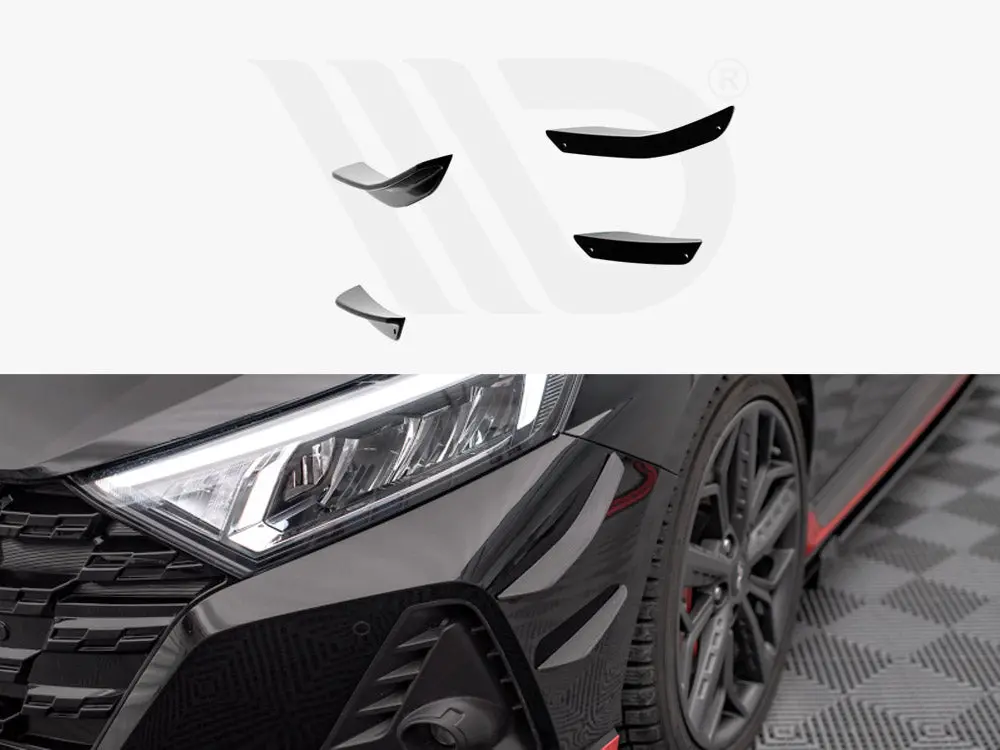 Front Bumper Wings (Canards) Hyundai I20 N Mk3 (2020-) 1