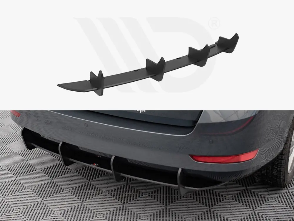 Maxton Design Street Pro Rear Diffuser Skoda Fabia Estate Mk3 Facelift 1