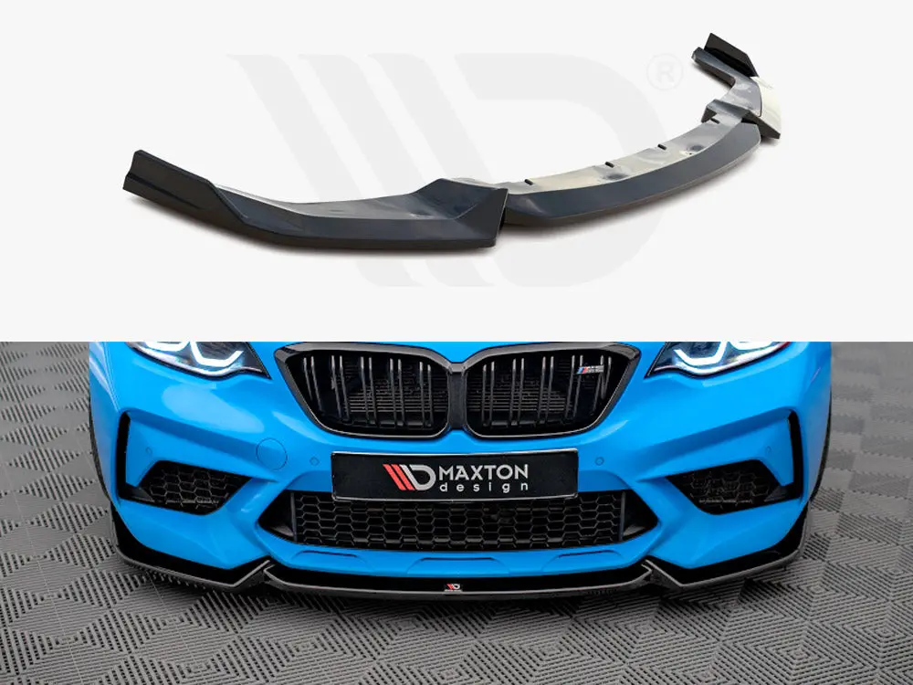 Maxton Design Front Splitter V.2 Bmw M2 Competition F87 (2018-2020) 1