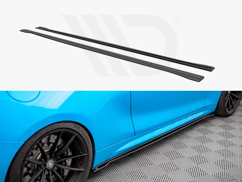 Maxton Design Street Pro Side Skirts Diffusers Bmw M2 F87 1
