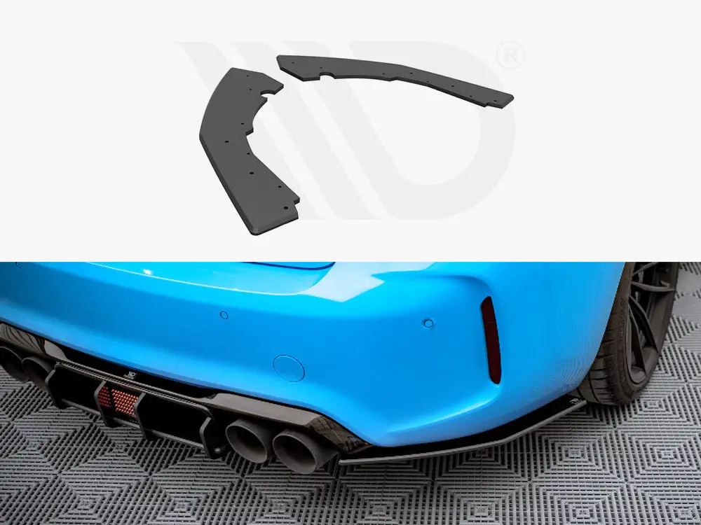 Maxton Design Street Pro Rear Side Splitters Bmw M2 F87 (2016-2020) 1