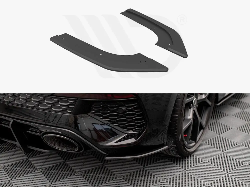 Maxton Design Street Pro Rear Side Splitters Audi Rs3 Sportback 8Y 1