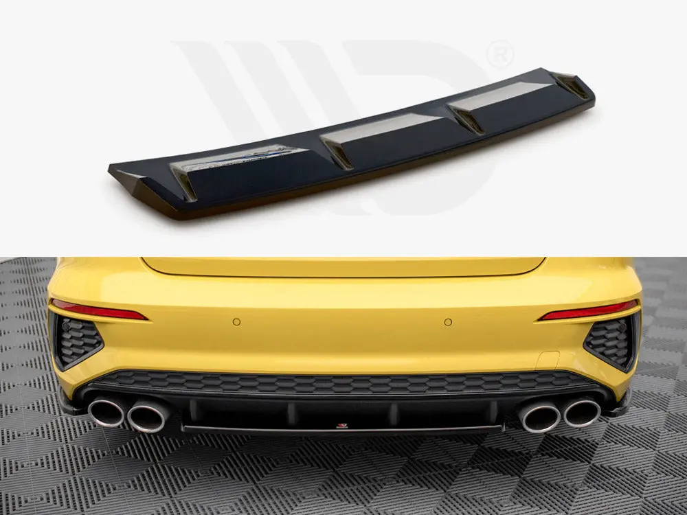 Maxton Design Central Rear Splitter Audi S3 Sedan 8Y (2020-) 1