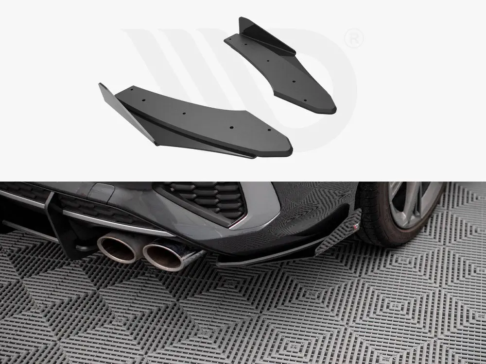 Maxton Design Street Pro Rear Side Splitters + Flaps Audi S3 Sedan 8Y 1