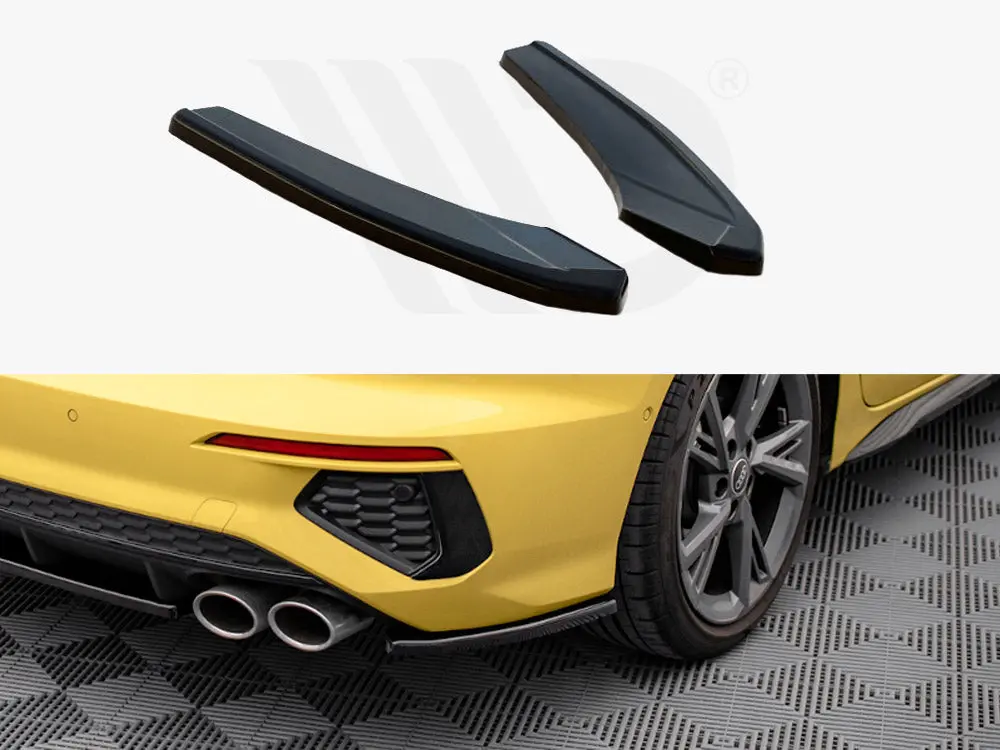Maxton Design Rear Side Splitters Audi S3 Sedan 8Y (2020-) 1