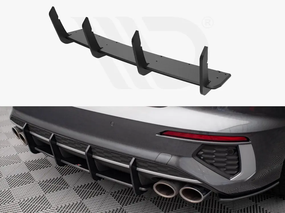 Maxton Design Street Pro Rear Diffuser Audi S3 Sedan 8Y (2020-) 1