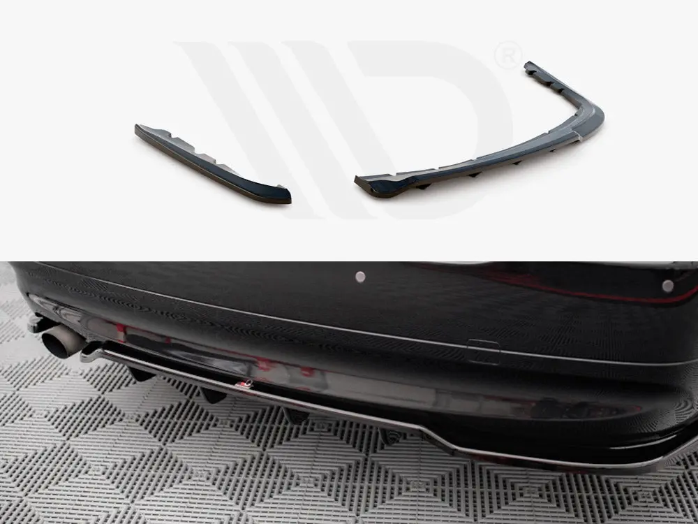 Central Rear Splitter (Vertical Bars) Bmw 3 Sedan E90 (2004-2008) 1