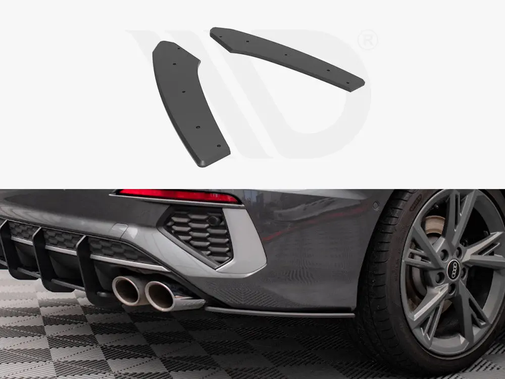 Maxton Design Street Pro Rear Side Splitters Audi S3 Sedan 8Y 1