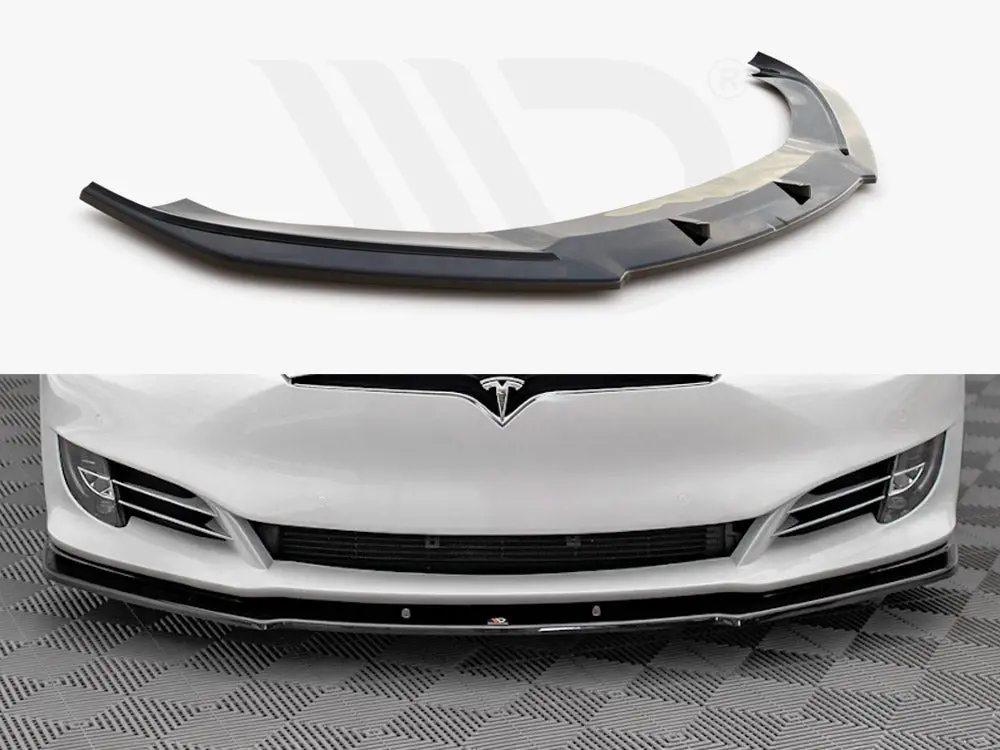 Front Splitter V.1 Tesla Model S Facelift 1