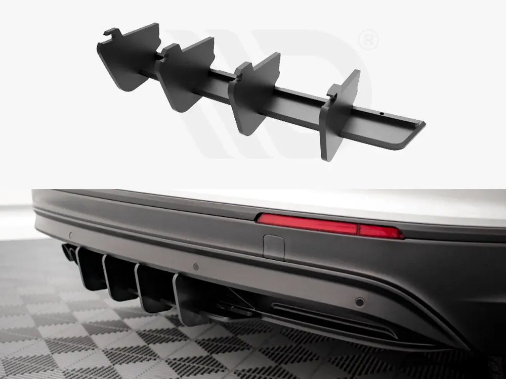 Maxton Design Street Pro Rear Diffuser Vw Tiguan Mk2 (2015-2020) 1