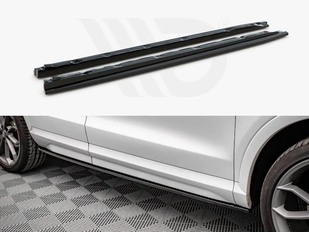 Side Skirts Diffusers Audi Q3 8U Facelift (2014-2018) 1