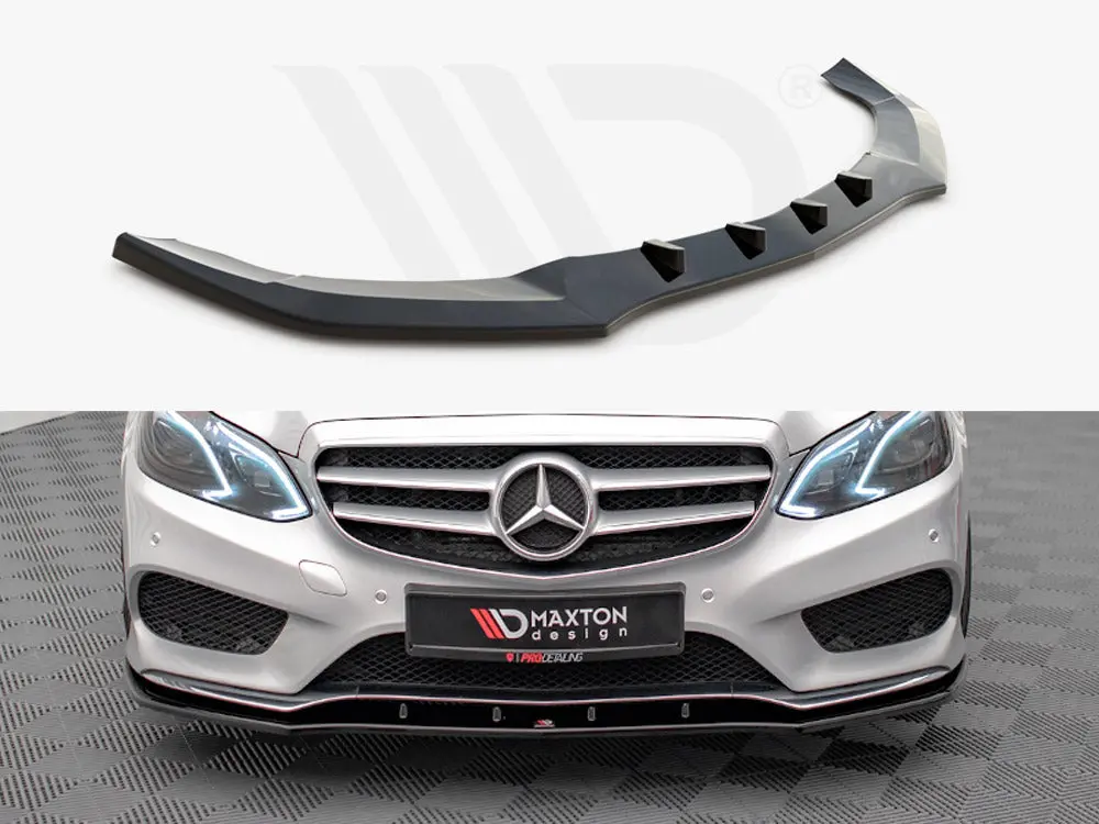 Front Splitter V.1 Mercedes E Amg-Line Sedan W212 Facelift (2012-2016) 1