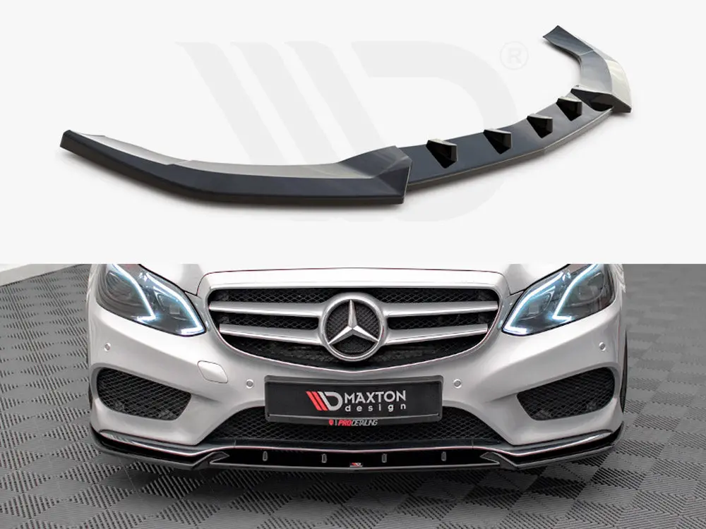 Front Splitter V.2 Mercedes E Amg-Line Sedan W212 Facelift (2012-2016) 1