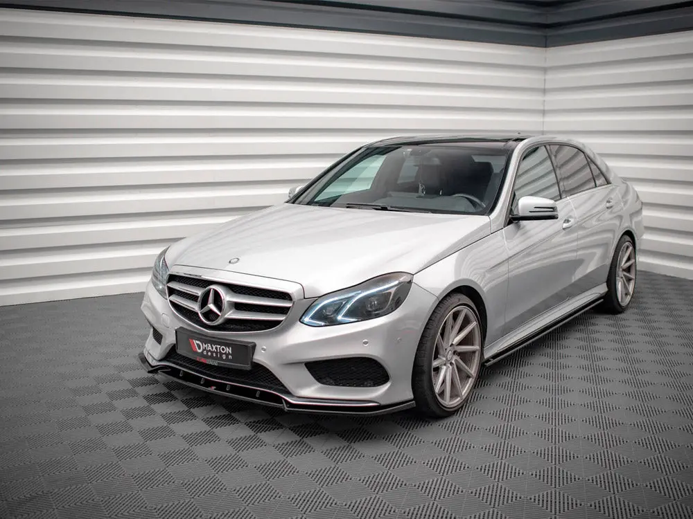 Front Splitter V.2 Mercedes E Amg-Line Sedan W212 Facelift (2012-2016) 2