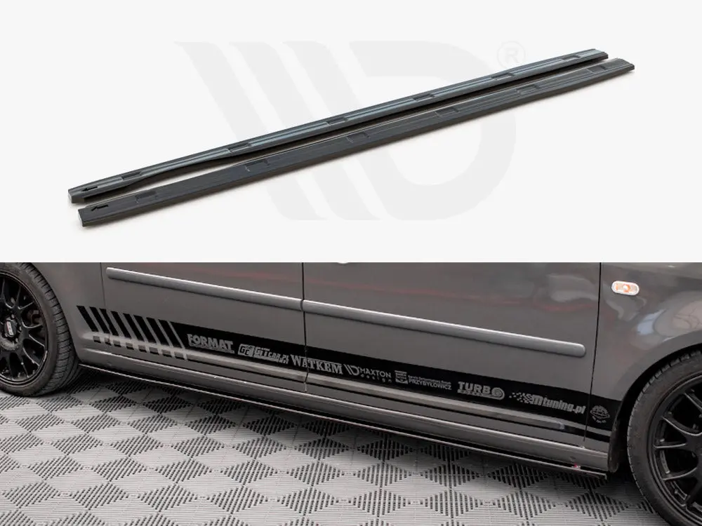 Maxton Design Side Skirts Diffusers Vw Caddy Long Mk3 Facelift (2010-2015) 1