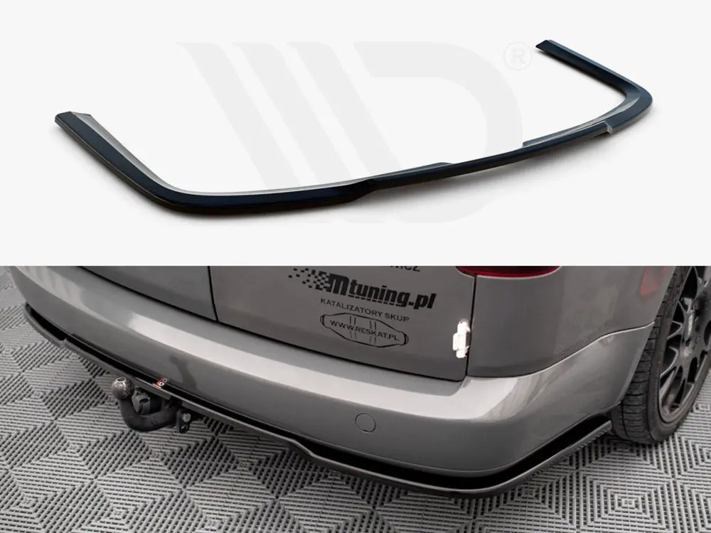 Central Rear Splitter Vw Caddy Long Mk3 Facelift 1