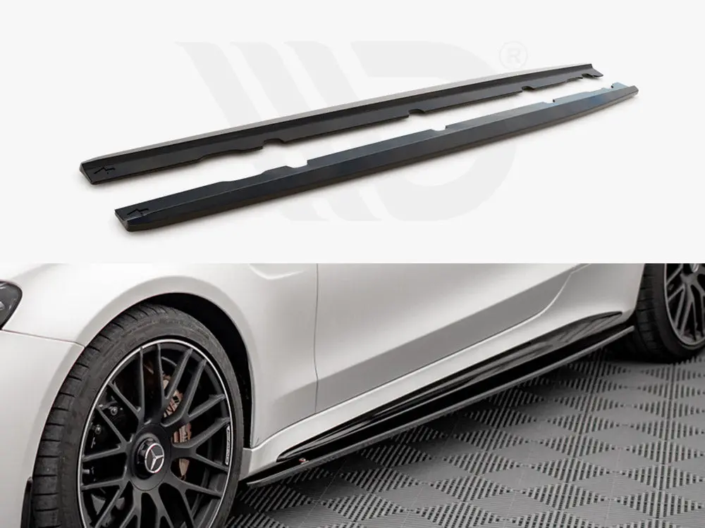 Side Skirts Diffusers V.1 Mercedes-Amg C 63Amg Coupe C205 Facelift 1