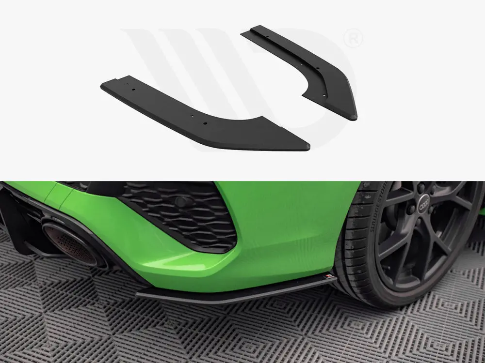 Maxton Design Street Pro Rear Side Splitters Audi Rs3 Sedan 8Y (2020-) 1
