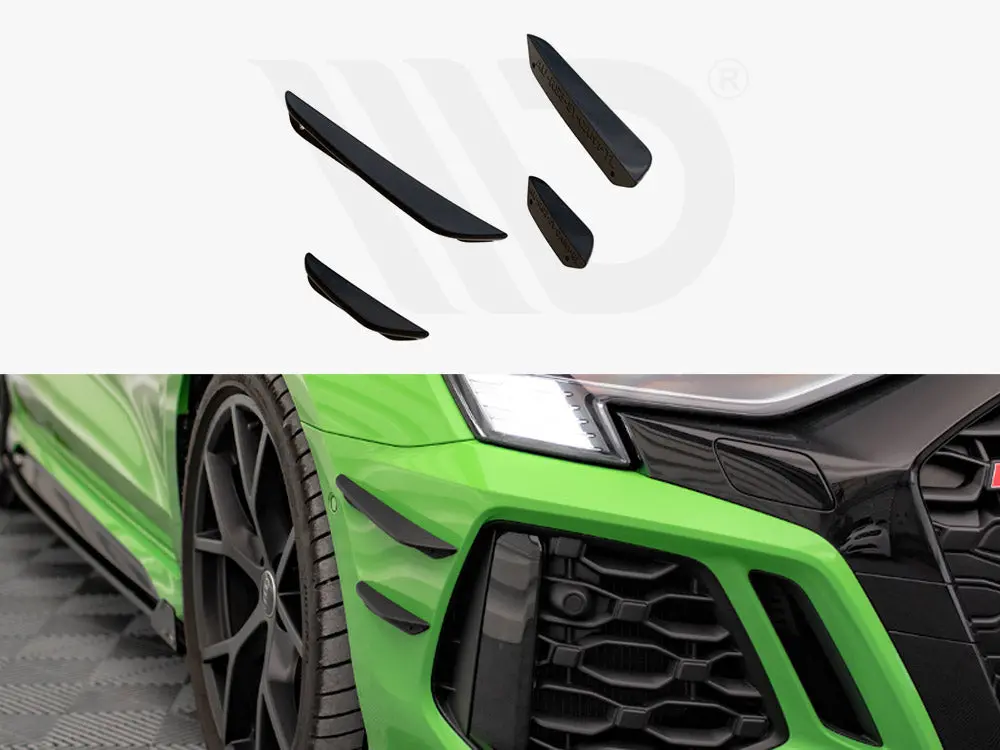 Maxton Design Front Bumper Wings (Canards) Audi Rs3 8Y (2020-) 1