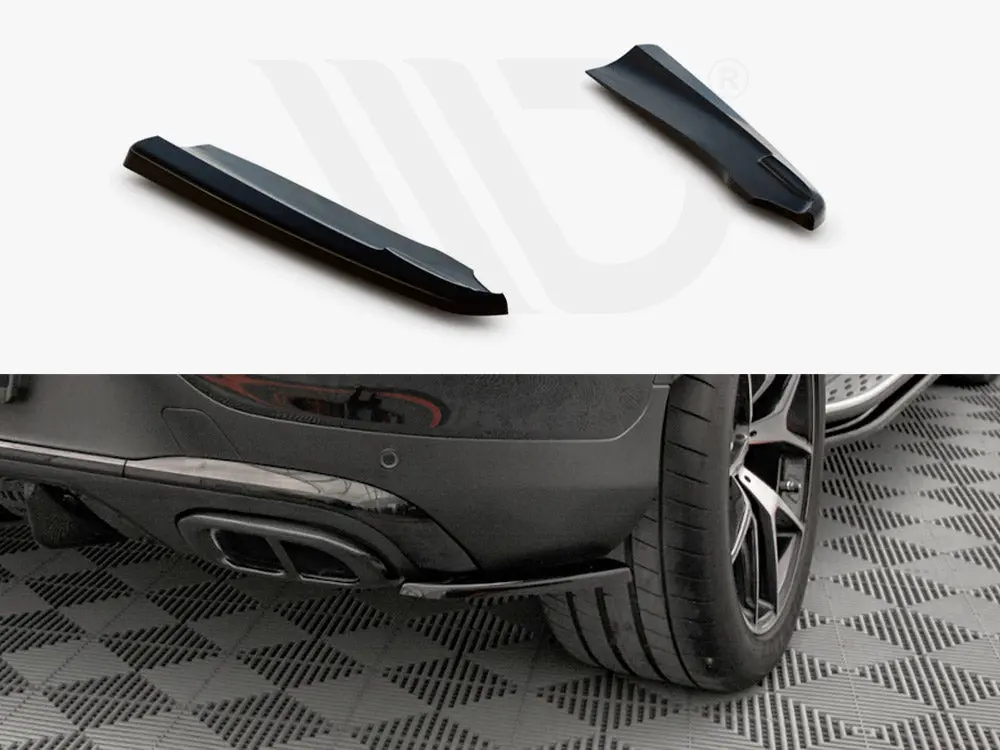 Rear Side Splitters Mercedes-Benz Glc Coupe Amg-Line C253 Facelift 1