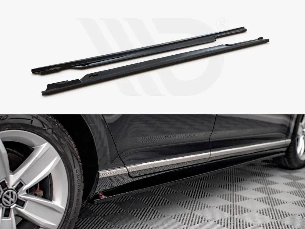 Side Skirts Diffusers Vw Passat B8 Facelift 1