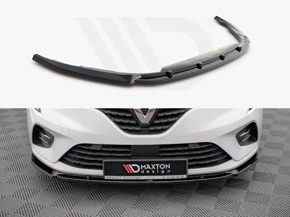 Maxton Design Front Splitter V.2 Renault Clio Mk5 (2019-) 1