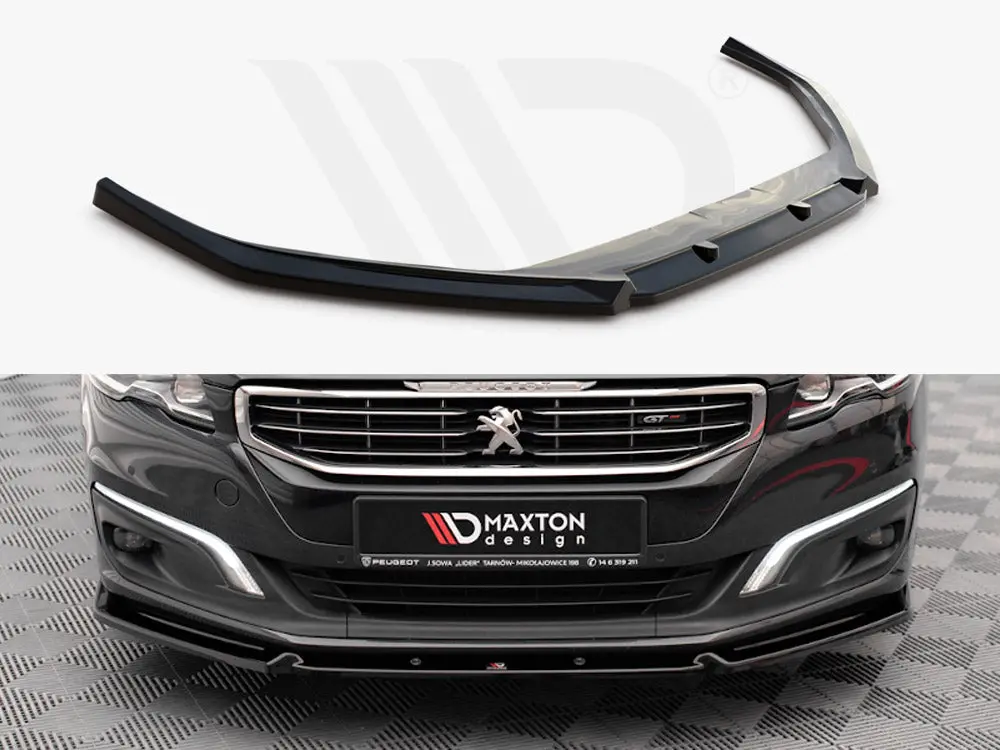 Front Splitter V.1 Peugeot 508 Gt Mk1 Facelift (2014-2018) 1