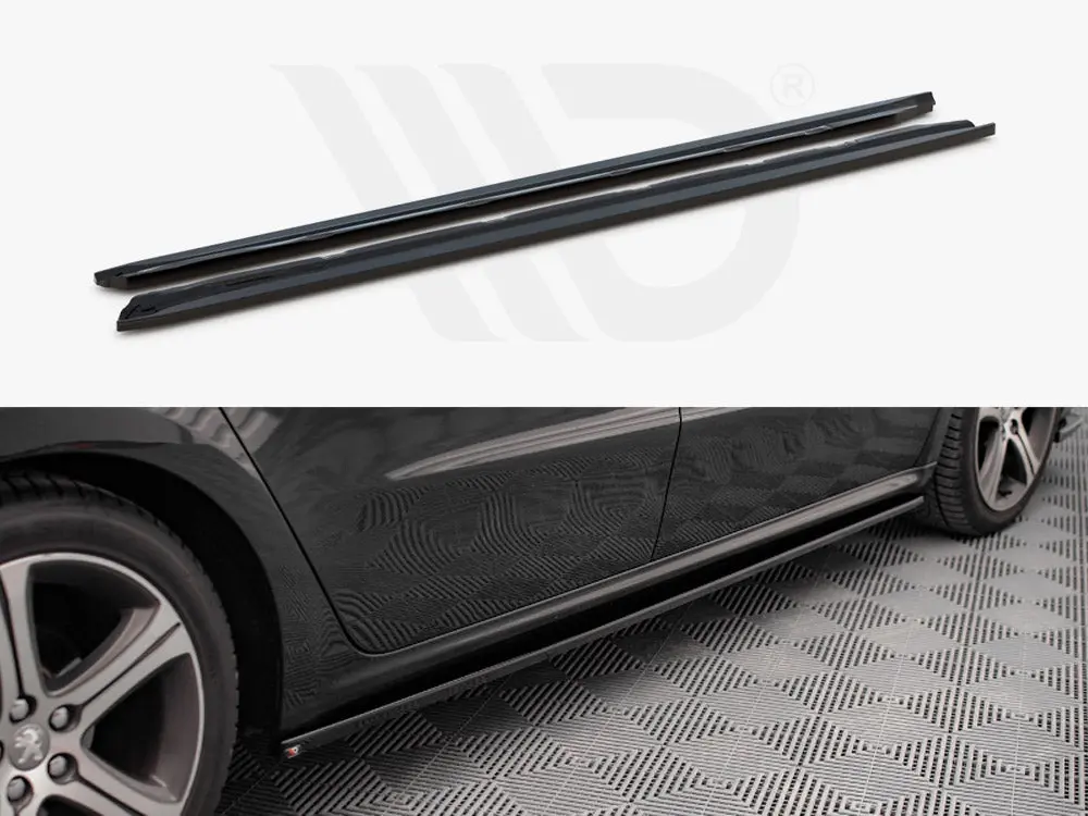 Side Skirts Diffusers Peugeot 508 Gt Mk1 Facelift (2014-2018) 1