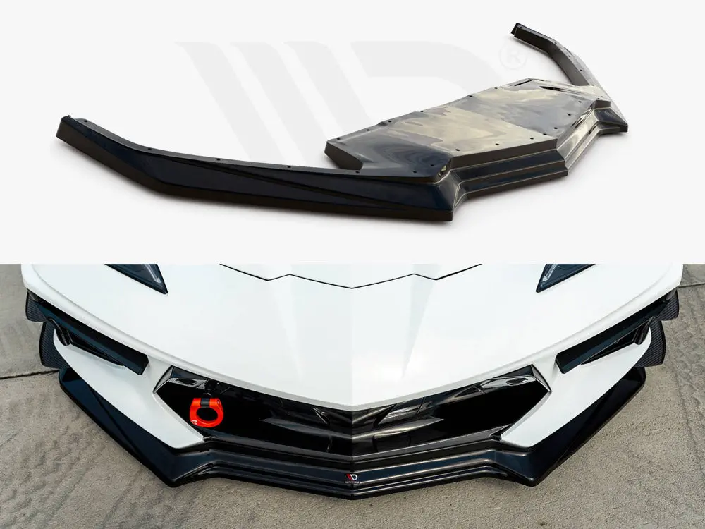 Maxton Design Front Splitter Chevrolet Corvette C8 (2020-) 1