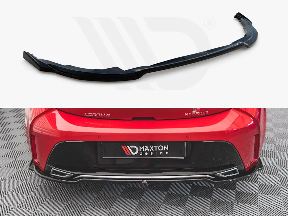 Maxton Design Central Rear Splitter Toyota Corolla Gr Sport Hatchback Xii (2019-) 1