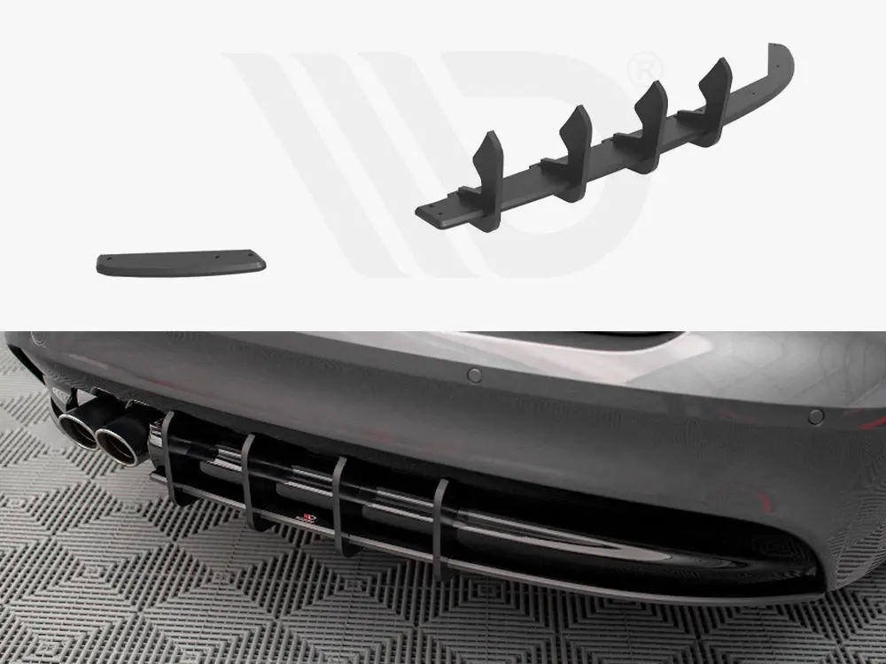Maxton Design Street Pro Rear Diffuser Jaguar Xf R-Sport Mk2 (2015-2020) 1