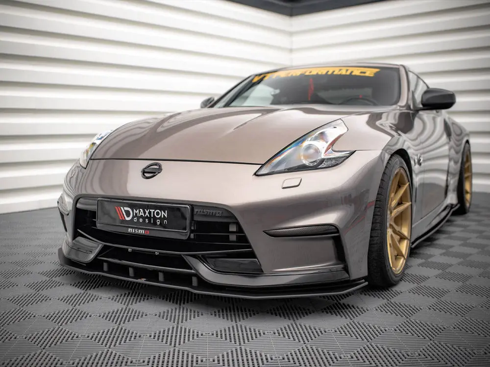 Maxton Design Street Pro Front Splitter Nissan 370Z Nismo Facelift (2014-2020) 2