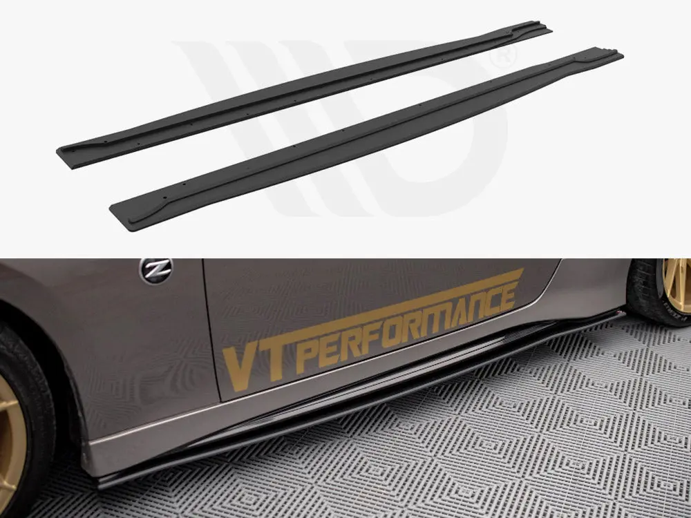 Maxton Design Street Pro Side Skirts Diffusers Nissan 370Z Nismo Facelift (2014-2020) 1