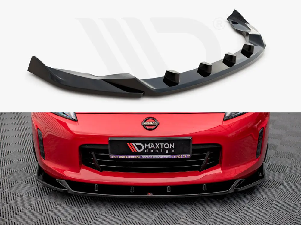Maxton Design Front Splitter V.2 Nissan 370Z Facelift (2012-2020) 1